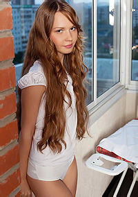 Sensual Brunette Teen 