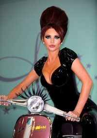 Amy Childs Tight Black Latex