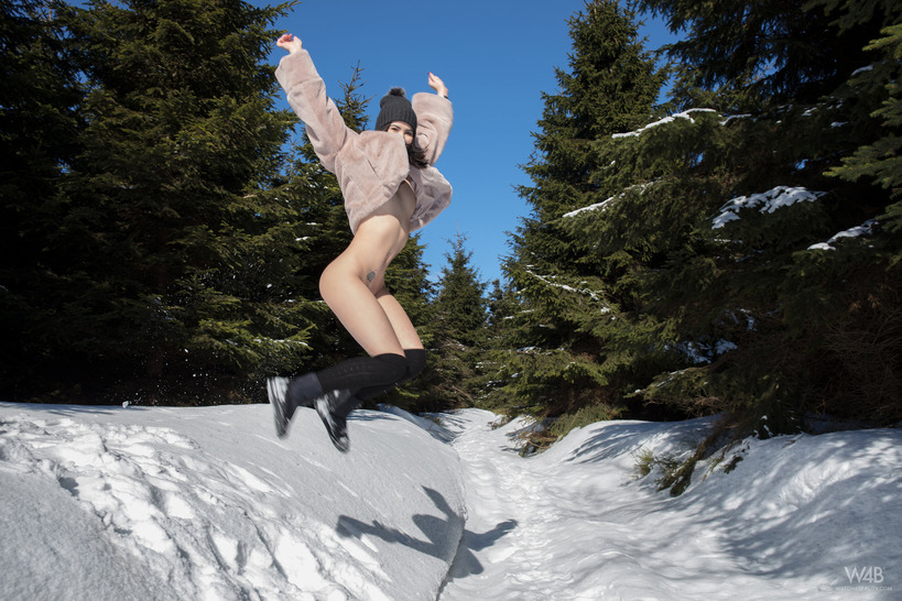 Peeing In The Snow 16